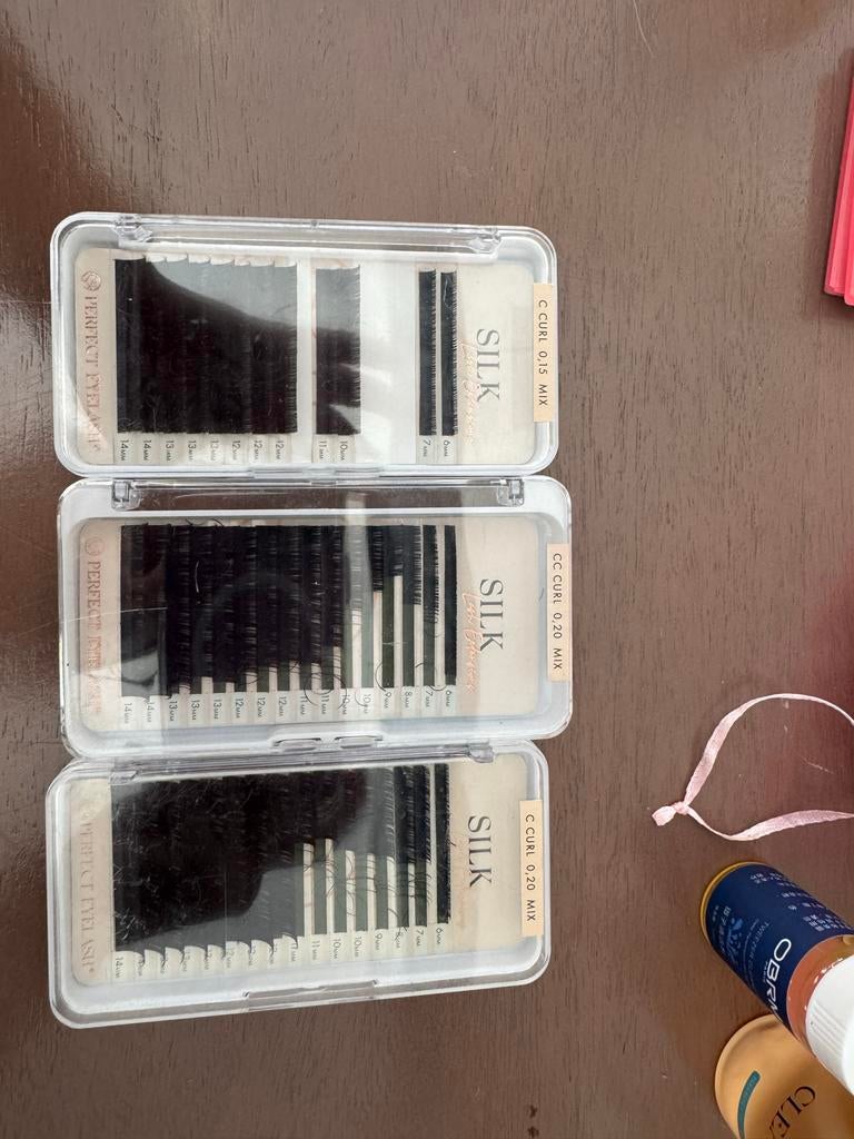 Wimperextensions en Lashlift Set, Ogen, Zwart, Ophalen of Verzenden, Zo goed als nieuw