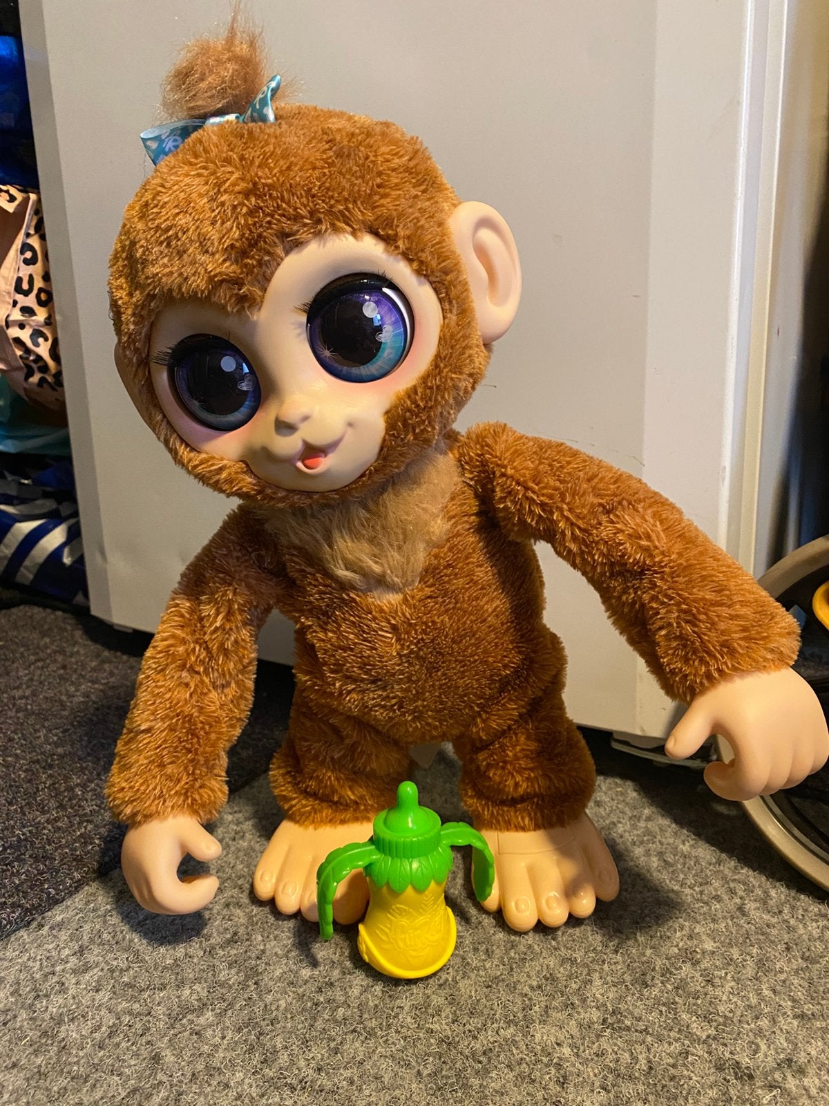Interactieve aap - furreal the playfule monkey, Ophalen, Overige merken, Overige karakters, Zo goed als nieuw