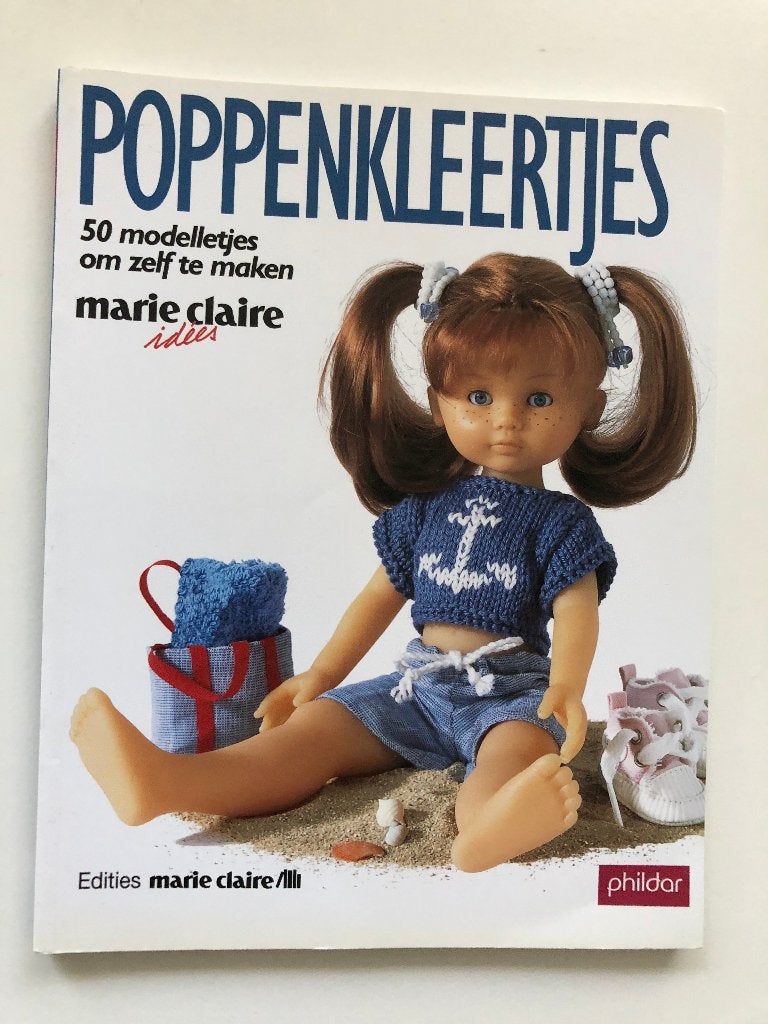 Poppenkleertjes - 50 modelletjes om zelf te maken, Breien en Haken, Verzenden, Edities Marie Claire, Zo goed als nieuw