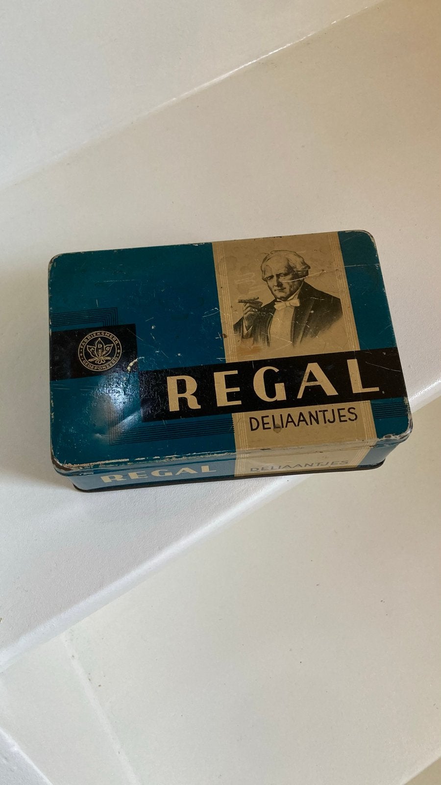 Vintage Regal Deliaantjes Sigarendoosje, Ophalen of Verzenden, Gebruikt, Tabaksdoos of Verpakking