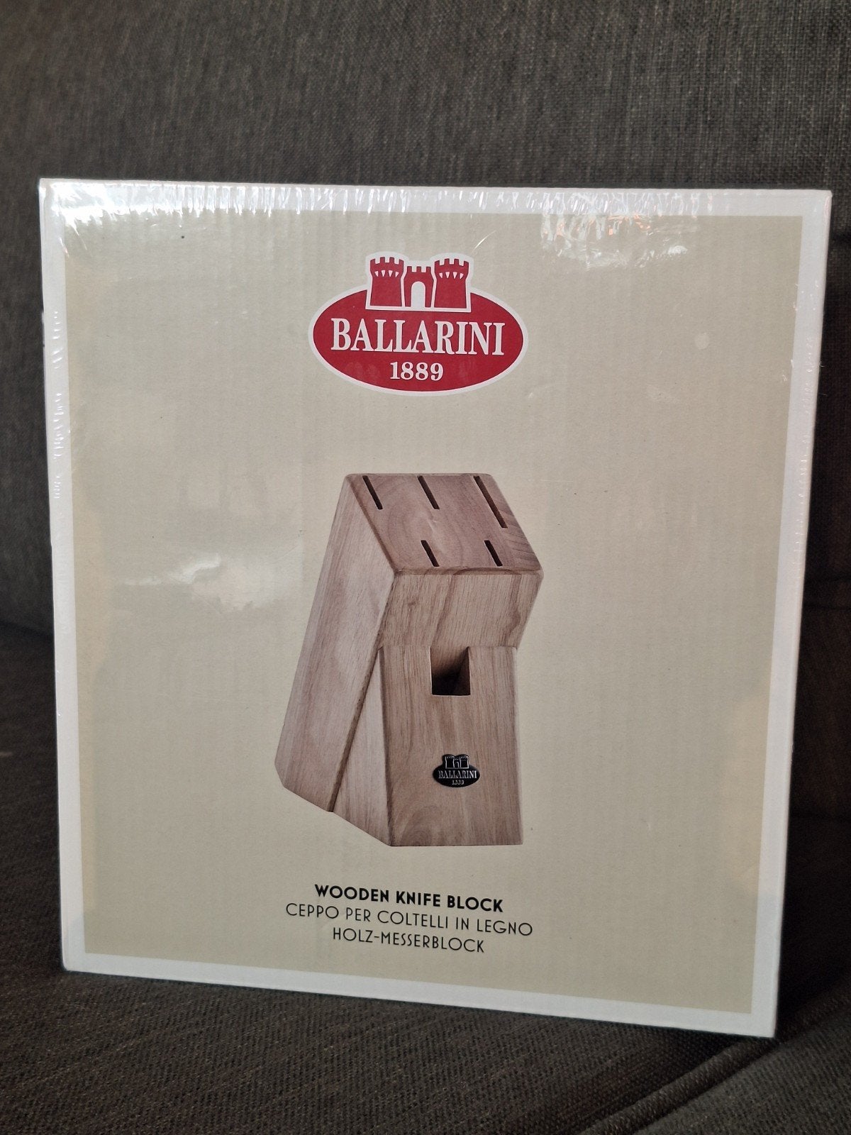 Nieuw Ballarini Houten Messenblok - Ongeopend & Geseald, Ophalen of Verzenden, Nieuw