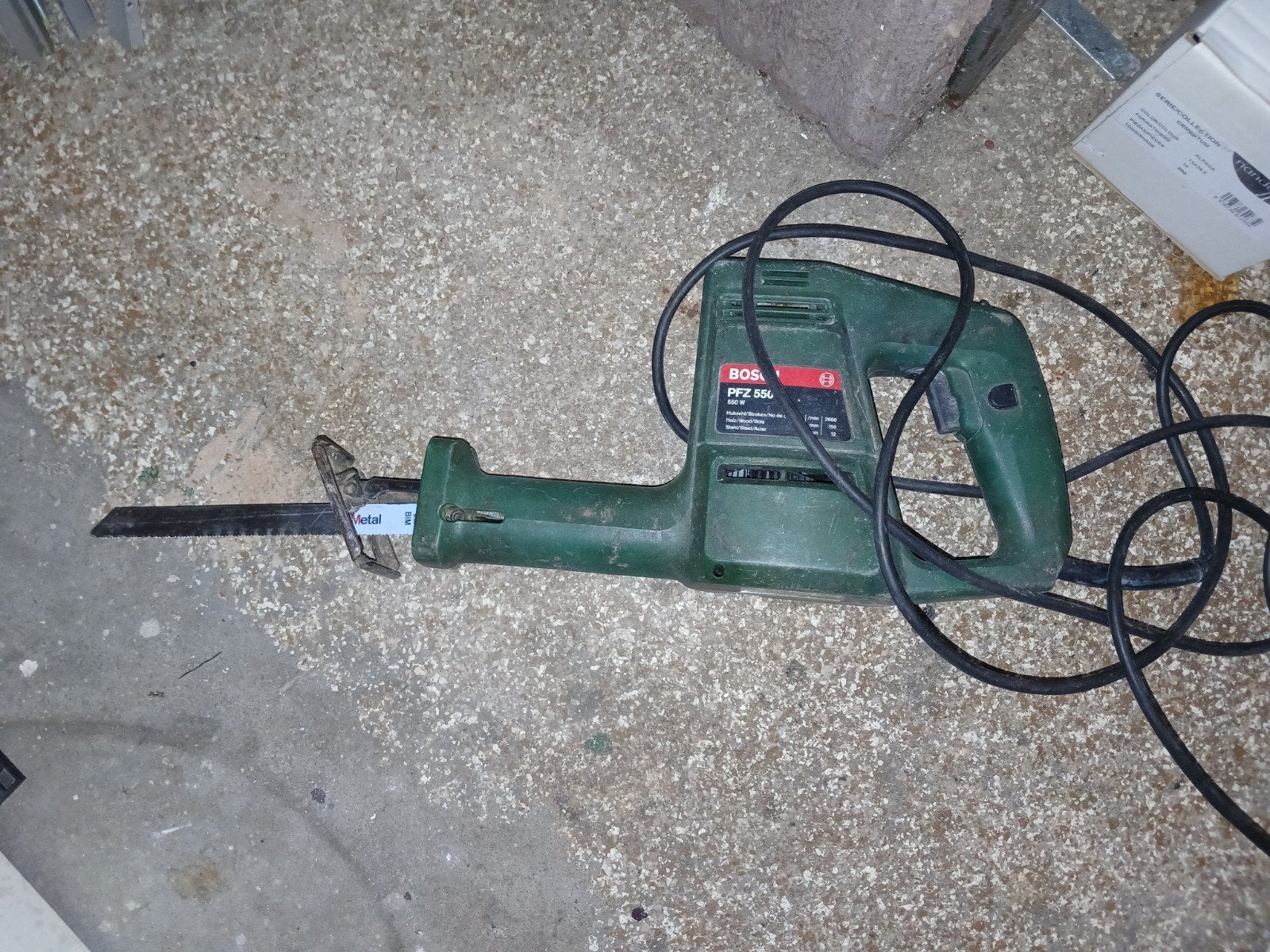 Bosch Reciprozaag PFZ 550 - Gebruikt, Ophalen, Gebruikt, 70 mm of meer, 600 tot 1200 watt