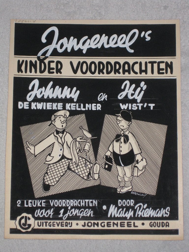 Revue Schets Jongeneel's Gouda Kindervoordracht Maup Biemans, Ophalen, Rechthoekig Staand, Zo goed als nieuw, A1 t/m A3