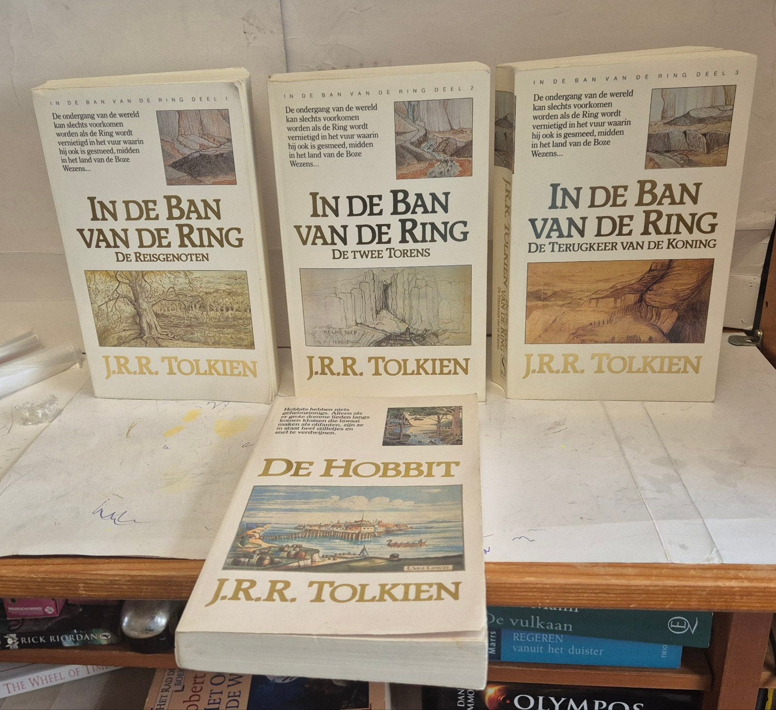 Tolkien. Hobbit+ in de ban vd Ring compl., Ophalen of Verzenden, Gelezen