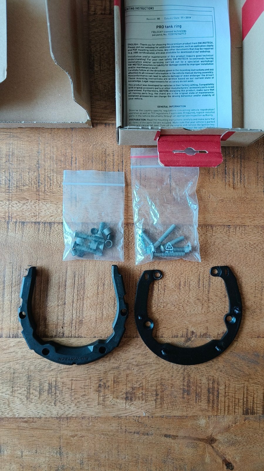 SW Motech Pro Tank Ring - Suzuki, Ophalen of Verzenden, Gebruikt