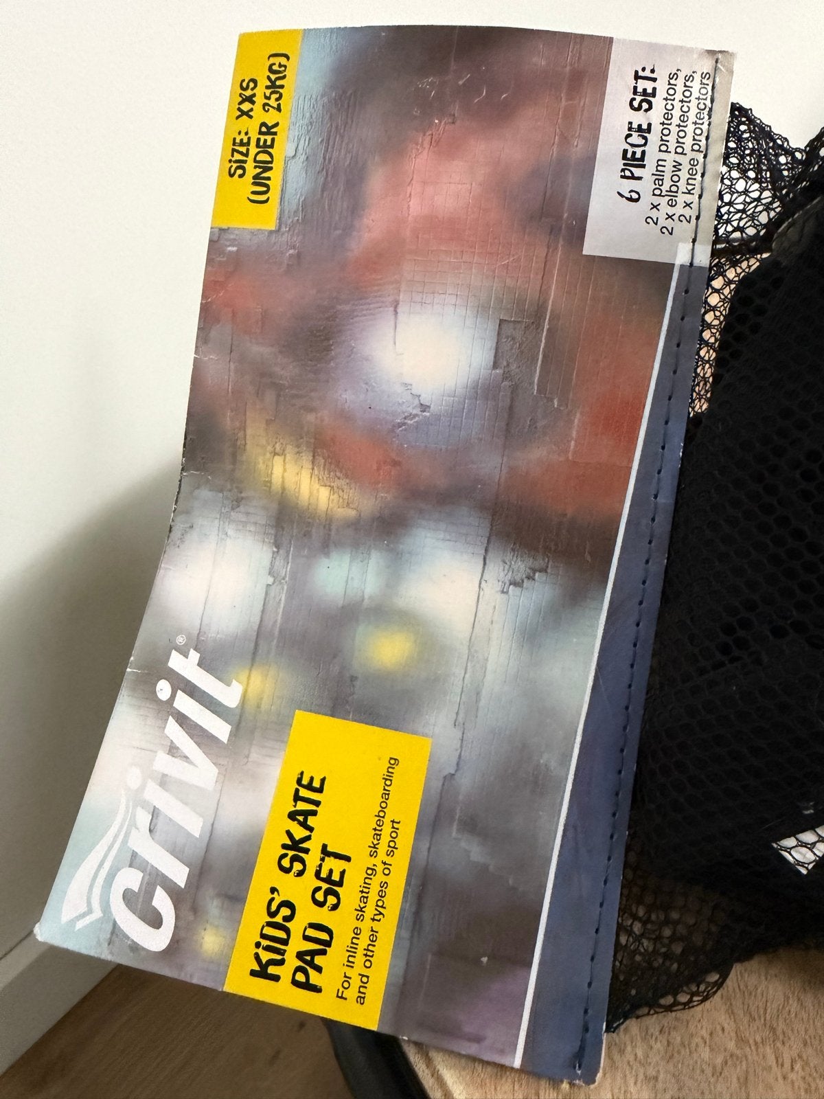 Crivit Kids' Skate Pad Set & Helm - Maat XXS (onder 25kg), Ophalen of Verzenden, Gebruikt, Bescherming