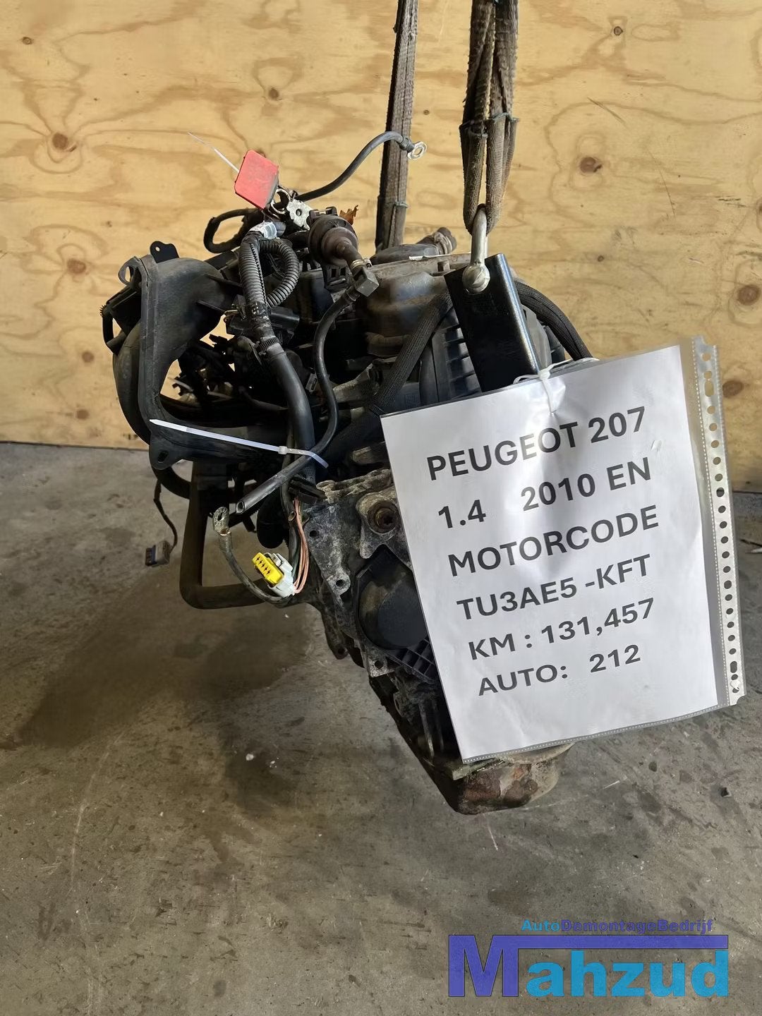 PEUGEOT 207 1.4 KFT Motor motorblok engine moteur, Auto-onderdelen, Taurusavenue 1
2132 LS  Hoofddorp, NL, Gebruikt, Contact.group@renault.com