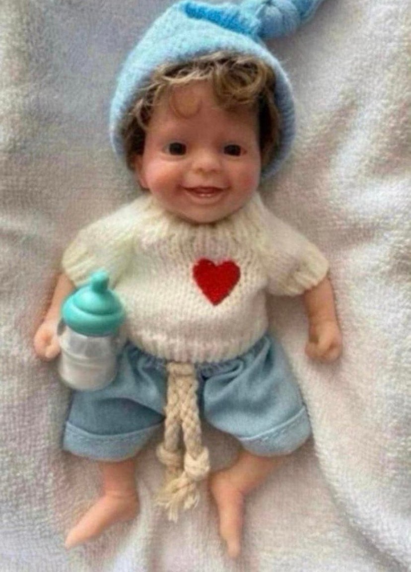Mini Siliconen popje premature 15 cm, Verzamelen, Poppen, Verzenden, Nieuw, Babypop, Levensecht of Reborn