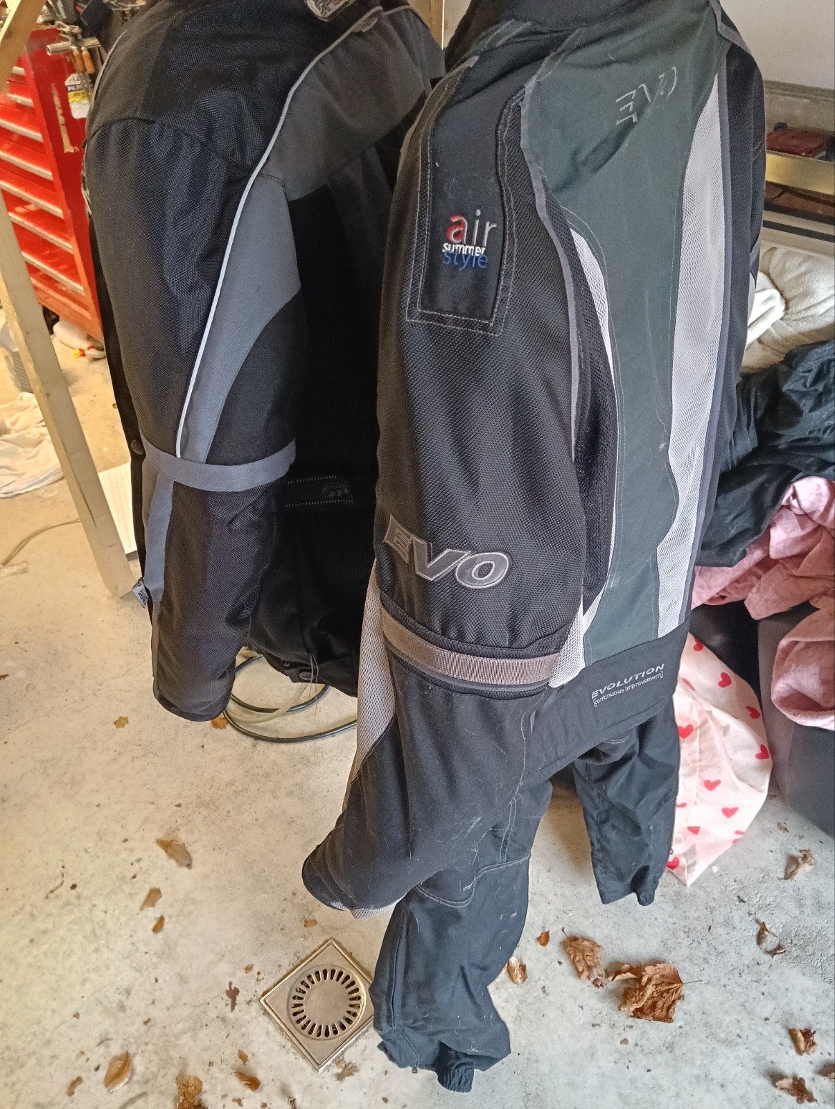 Zo goed als nieuwe Spear Evolution motorjas en broek XL, Jas | textiel, Heren, Ophalen of Verzenden, Spear Evolution