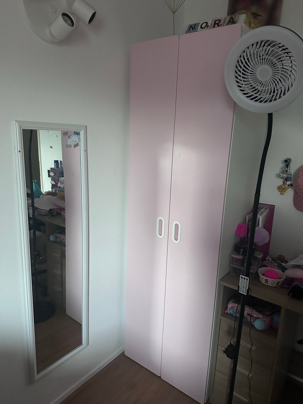 Roze stuva kledingkast ikea, Gebruikt, 50 tot 100 cm, 150 tot 200 cm, 25 tot 50 cm