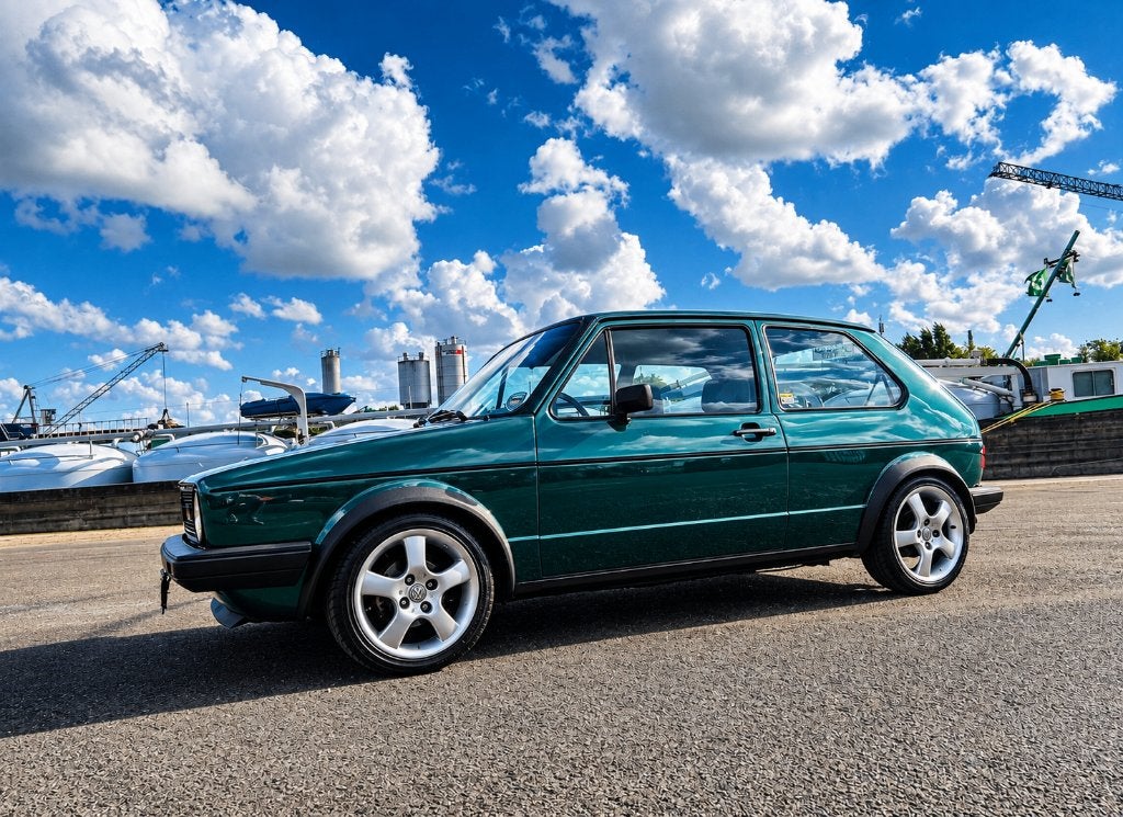 Volkswagen Golf MK1 GTD 1.6 1983 Groen, Auto's, Volkswagen, Voorwielaandrijving, Stof, 836 kg, 4 cilinders