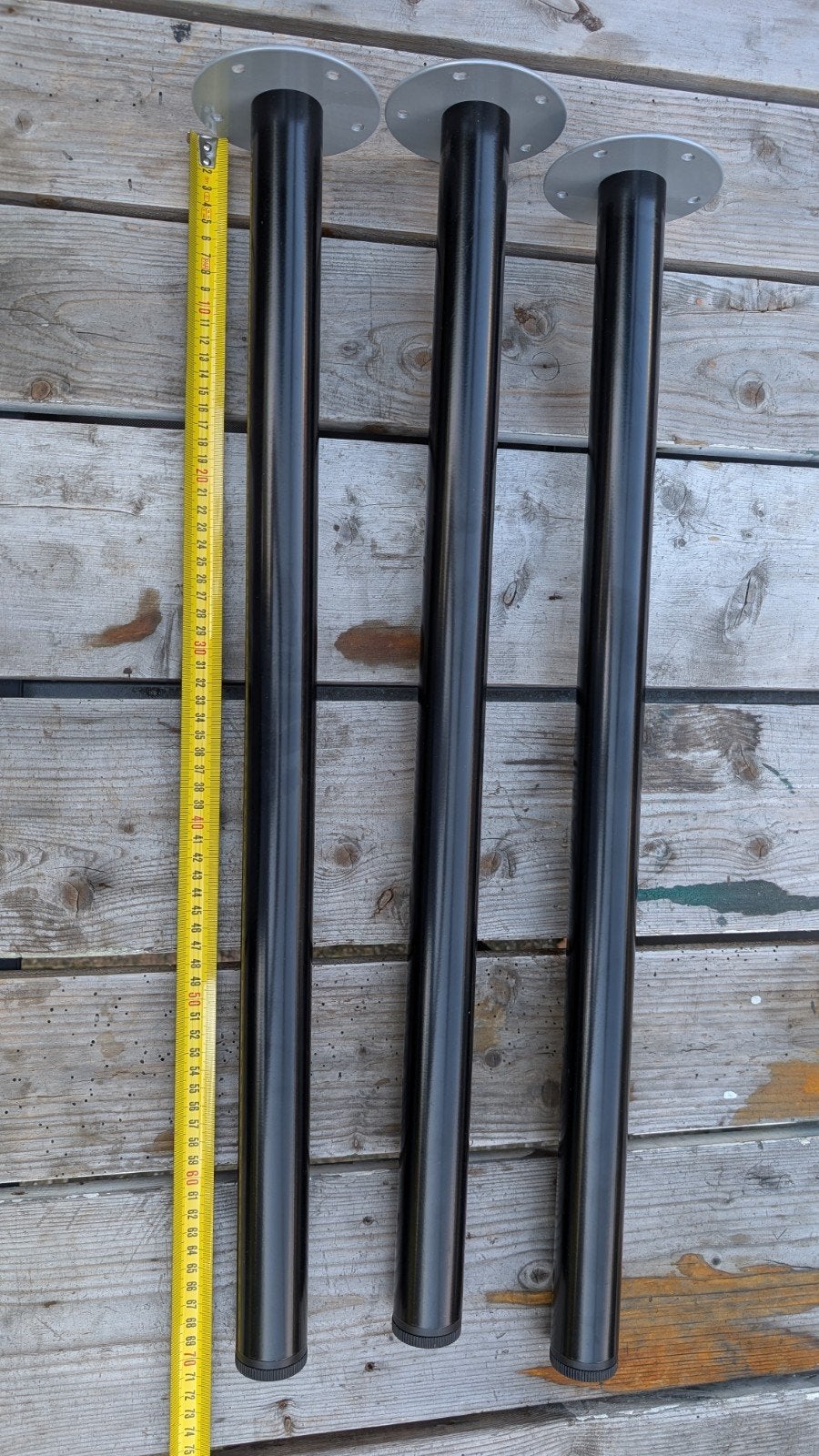 3 stuks Ikea Adils tafelpoten zwart, Ophalen, Zo goed als nieuw