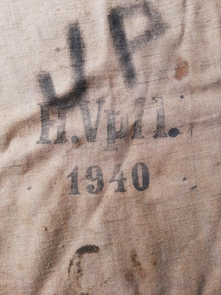 Jute zak ww2 duitsland 1940, Verzamelen, Militaria | Tweede Wereldoorlog, Ophalen of Verzenden, Duitsland