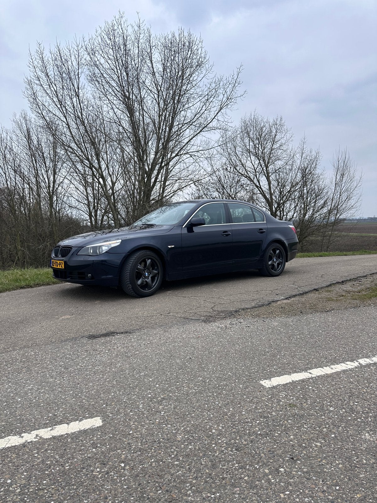 BMW 5-Serie 3.0 XI 530 AUT 2006 Blauw, Automaat, Stof, Automatische klimaatregeling, 258 pk