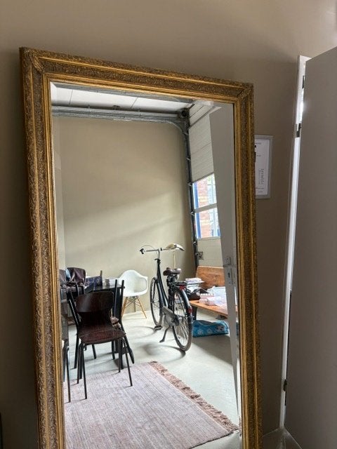 grote klassieke spiegel, Huis en Inrichting, Woonaccessoires | Spiegels, Ophalen, Gebruikt, 75 tot 100 cm, 150 tot 200 cm