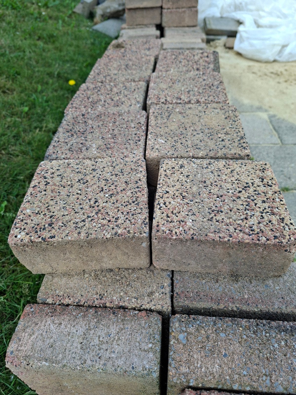 Gratis afhalen, Tuin en Terras, Ophalen of Verzenden, Gebruikt, Beton, Klinkers