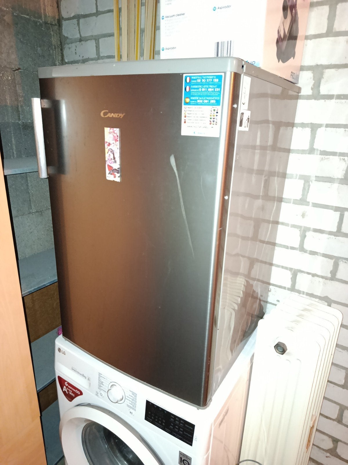 Candy Koelkast - Compact en Efficiënt, Witgoed en Apparatuur, Koelkasten en IJskasten, 100 tot 150 liter, 45 tot 60 cm, Ophalen