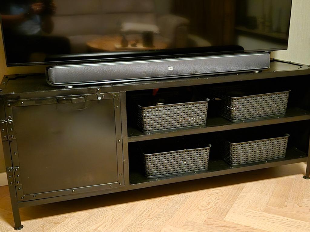 Te koop TV meubel/kast, 100 tot 150 cm, Ophalen of Verzenden, Zo goed als nieuw, Minder dan 100 cm