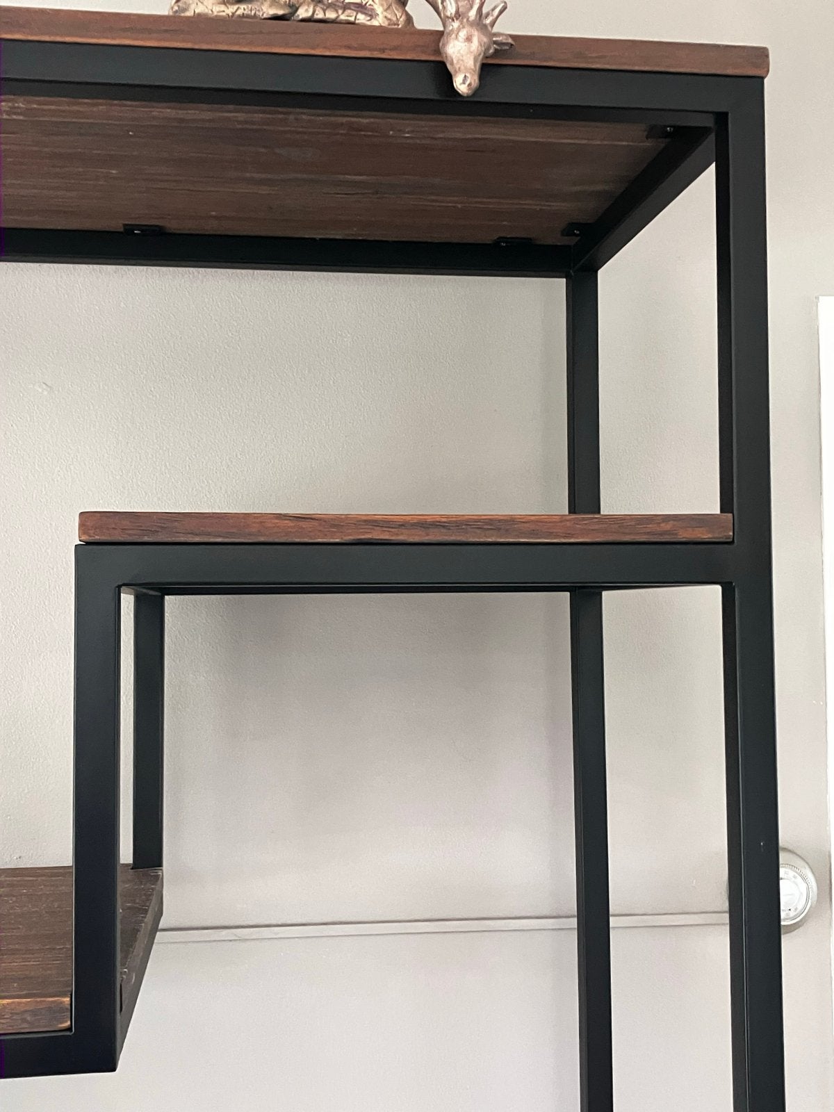 Industrieel wandrek - Hoog 210, breed 80, diep 40, Huis en Inrichting, Kasten | Boekenkasten, Ophalen, Met plank(en), 200 cm of meer
