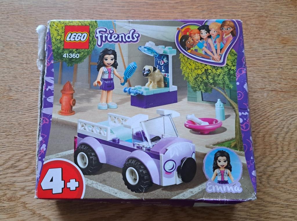 Lego Friends Emma's mobiele dierenkliniek, Ophalen of Verzenden, Zo goed als nieuw