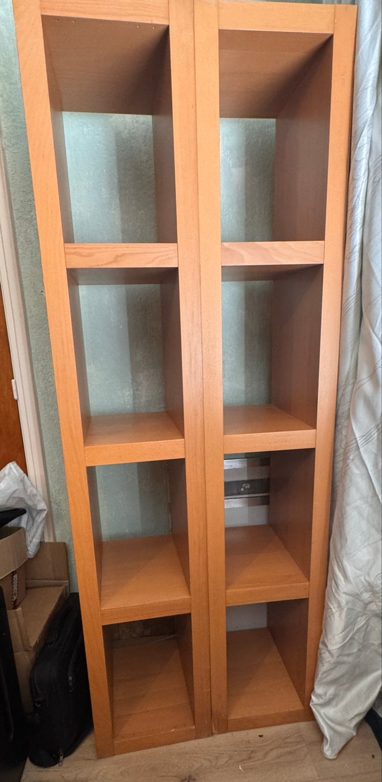 IKEA LACK boekenkasten met planken beuken look, Huis en Inrichting, Ophalen, Met plank(en), Gebruikt, 50 tot 100 cm