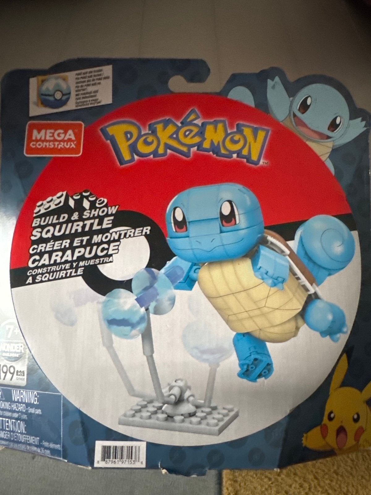 Mega Construx Pokémon Squirtle Bouwset - Nieuw in doos, Ophalen of Verzenden, Nieuw, Overige merken