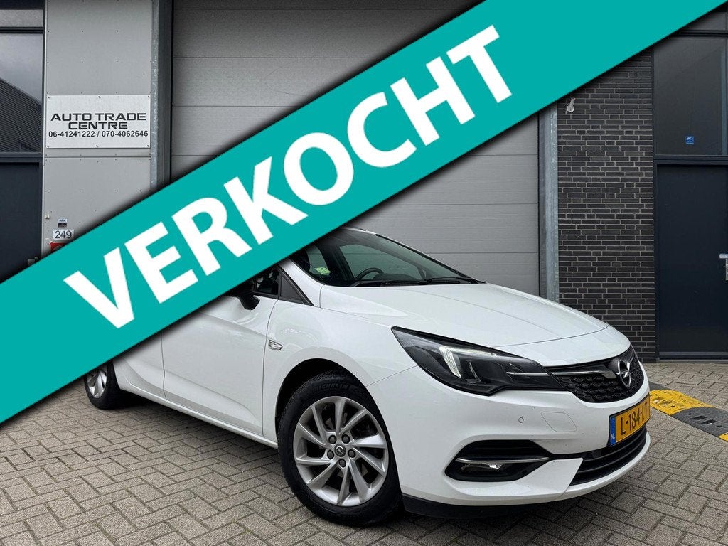 Opel Astra Sports Tourer 1.2 Edition [Dealer OH | Carplay |, Stof, Gebruikt, 1199 cc, Wit