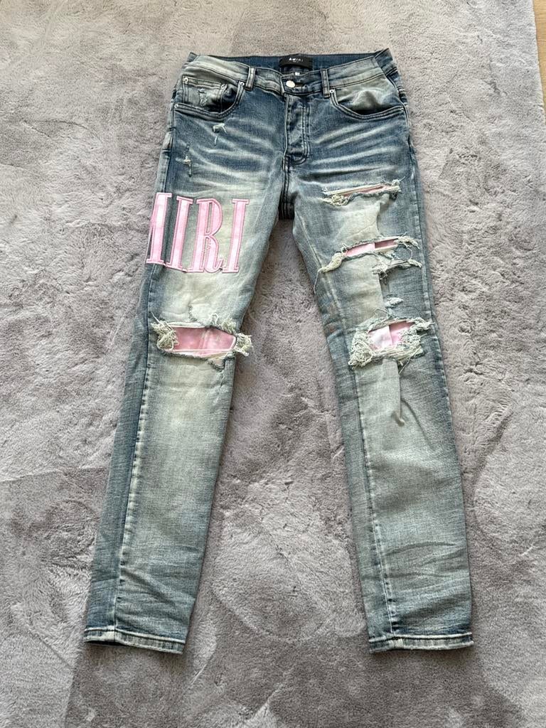 Amiri Jean 31, Ophalen of Verzenden, Zo goed als nieuw, Blauw, W32 (confectie 46) of kleiner