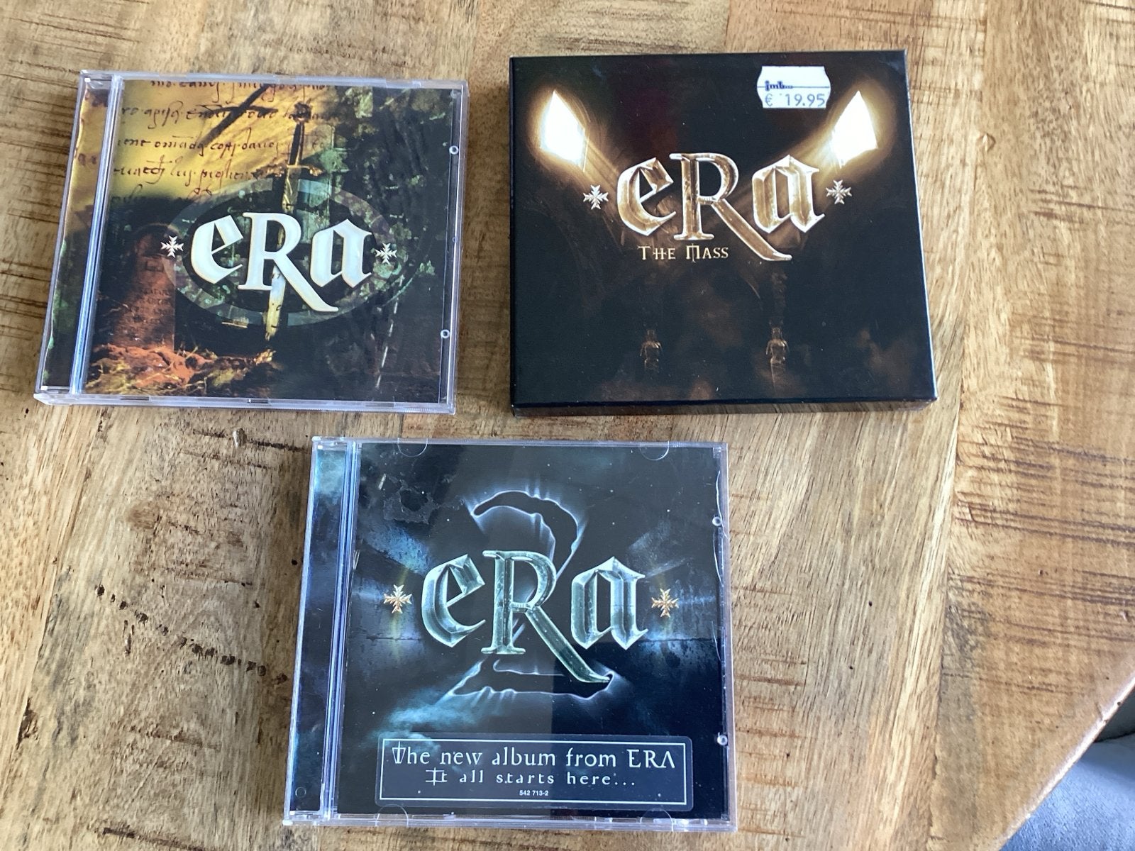 ERA CD collectie: Era, The Mass, Era 2, Cd's en Dvd's, Ophalen of Verzenden, Gebruikt, Album, Bonusmateriaal
