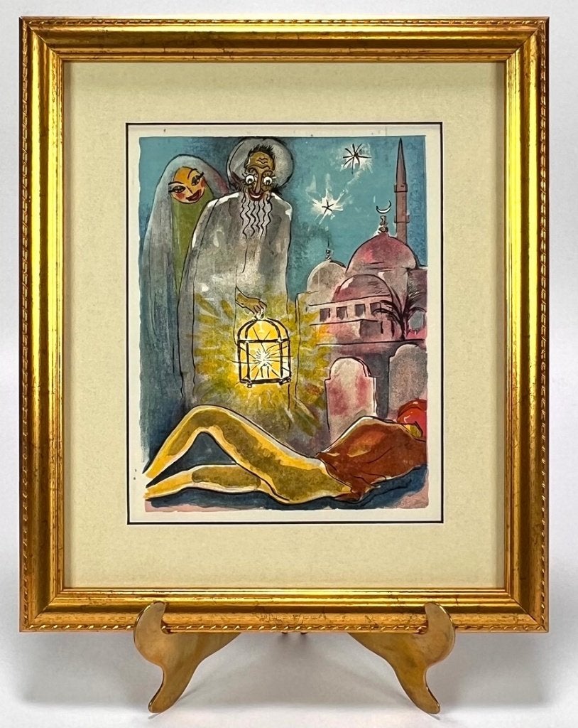 542. Houtsnede, van Dongen – Le cimetiere de Bassra, 1955, Antiek en Kunst, Kunst | Litho's en Zeefdrukken, Ophalen, Portret en Figuren