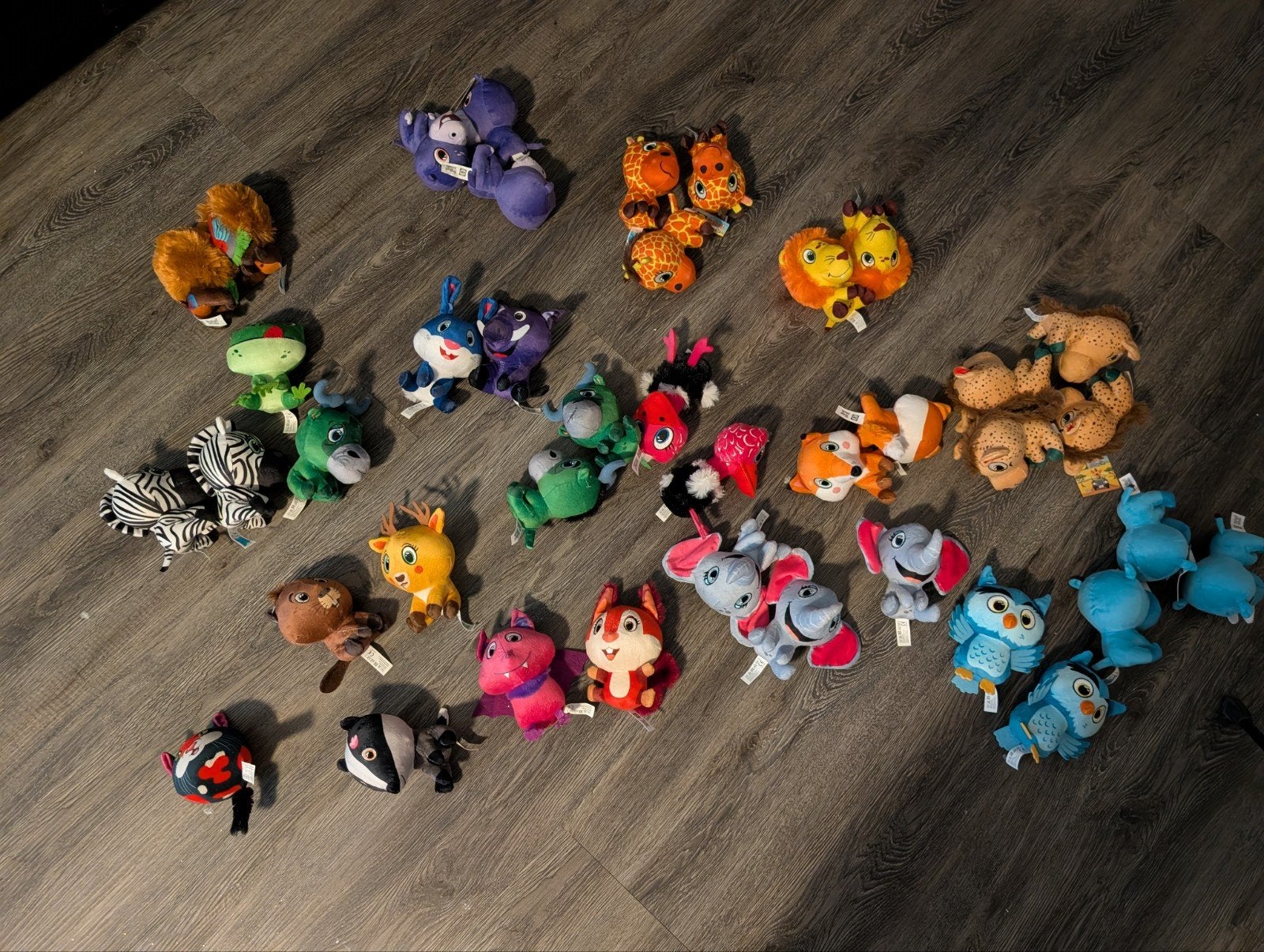 Partij knuffels: Safari Lidl, Fabeltjeskrant, Paw Patro, Gebruikt, Overige typen, Middelgroot (20 tot 80 cm), Meerkleurig