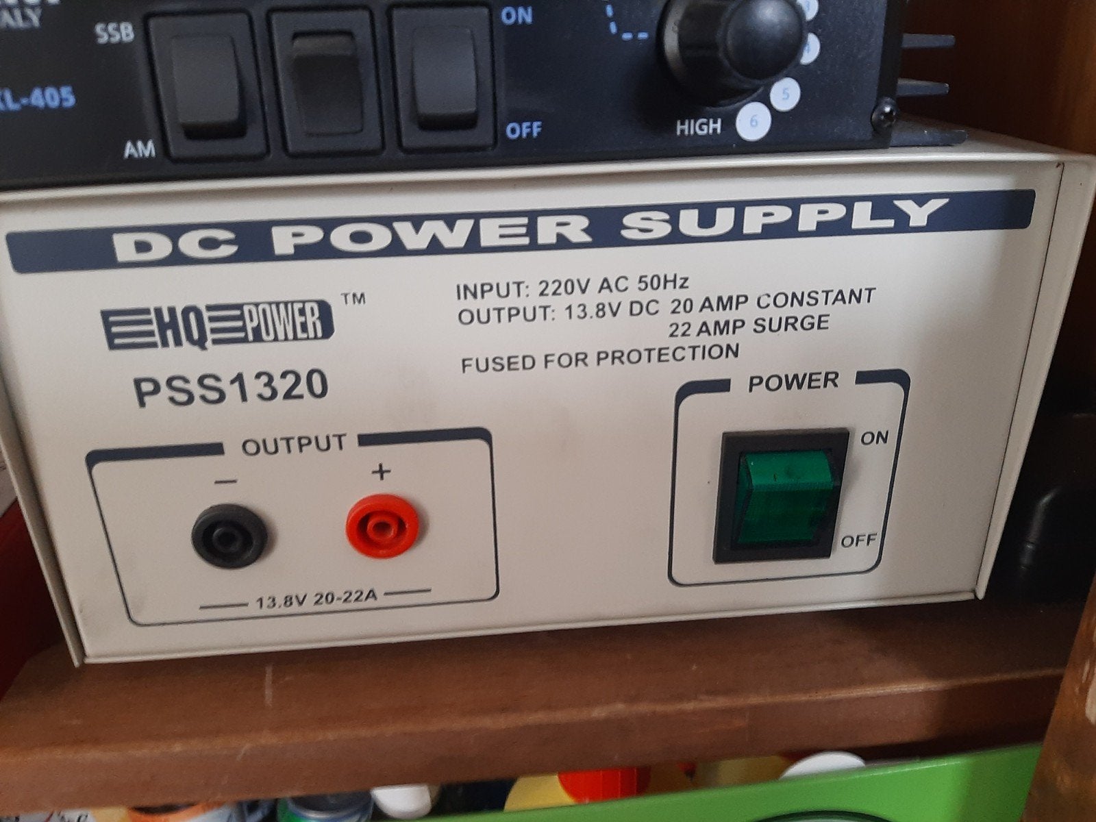 HQ Power PSS1320 DC Voeding 13.8V 20A, Ophalen, Gebruikt