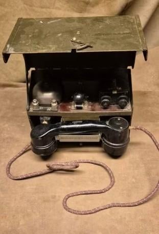 Telefoontoestel Type "D" MK V, Ophalen of Verzenden, Landmacht, Engeland, Overige typen