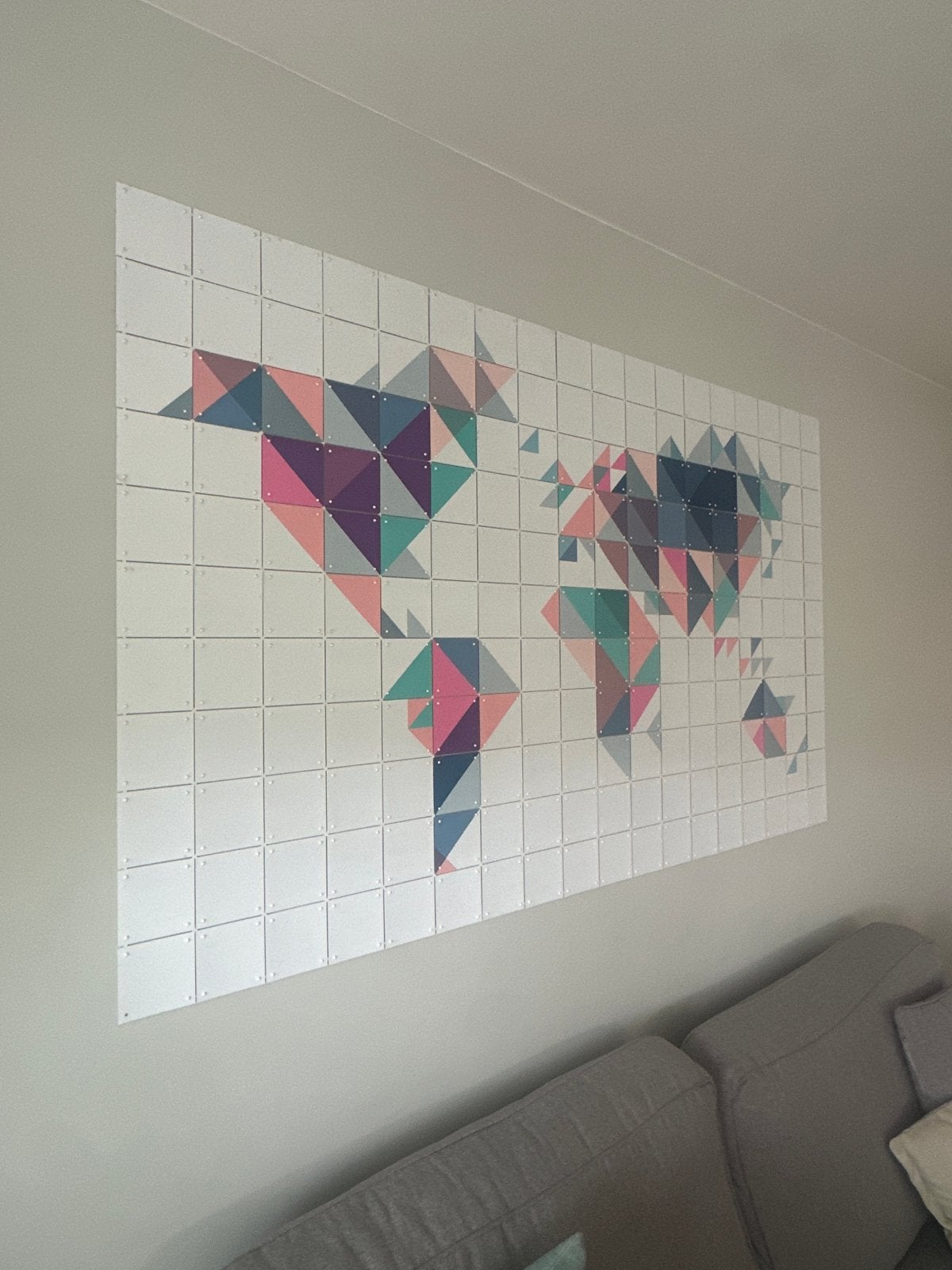 Ixxi World Tangram Wanddecoratie, Ophalen, Meerkleurig, Zo goed als nieuw, Wandbord of Wandpaneel