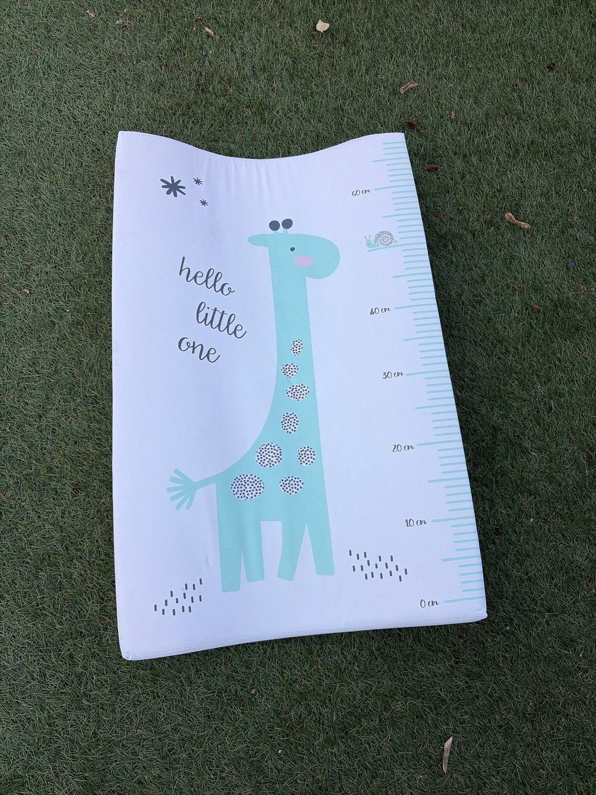 Baby aankleedkussen met giraffe print - zo goed als nieuw, Ophalen, Zo goed als nieuw