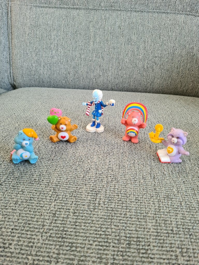 Care bears troetelbeertjes vintage pvc poppetjes agc, Gebruikt, Ophalen of Verzenden, Nvt, Nvt