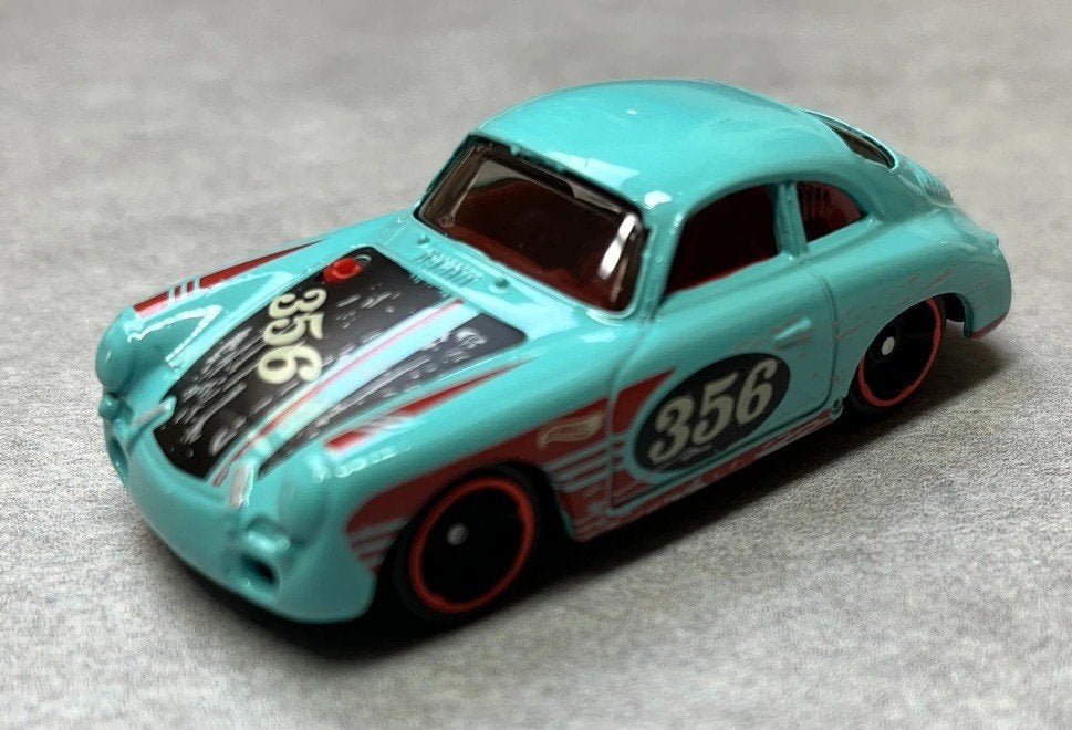 Hot Wheels Mystery Models Porsche 356 Outlaw, Groen, Ophalen, Nieuw, Auto