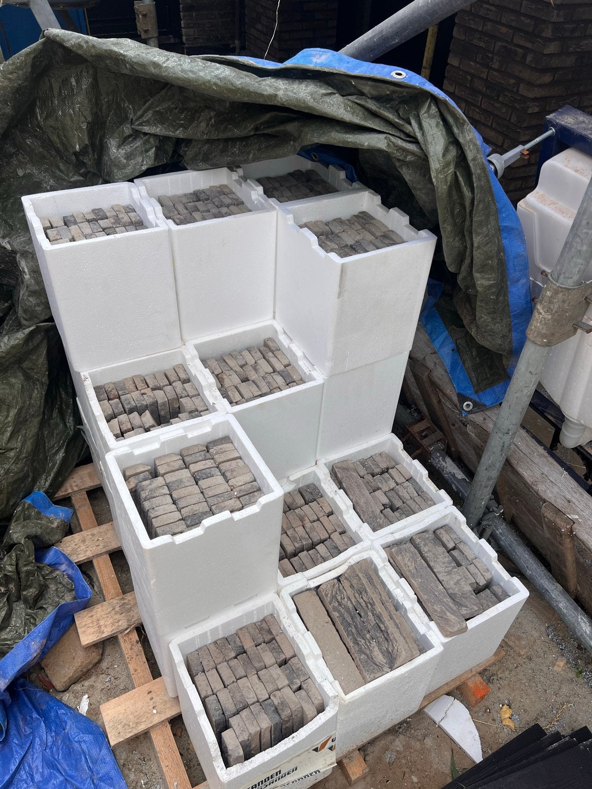 Steenstrips Van der Sande Lithium (850 stuks), Ophalen, Nieuw, Bakstenen