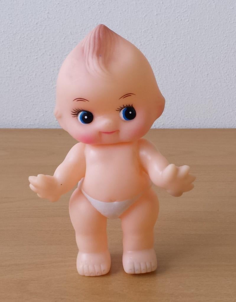 Kewpie Poppetje met piep - 15 cm hoog, Verzamelen, Gebruikt, Ophalen of Verzenden, Nvt, Pop
