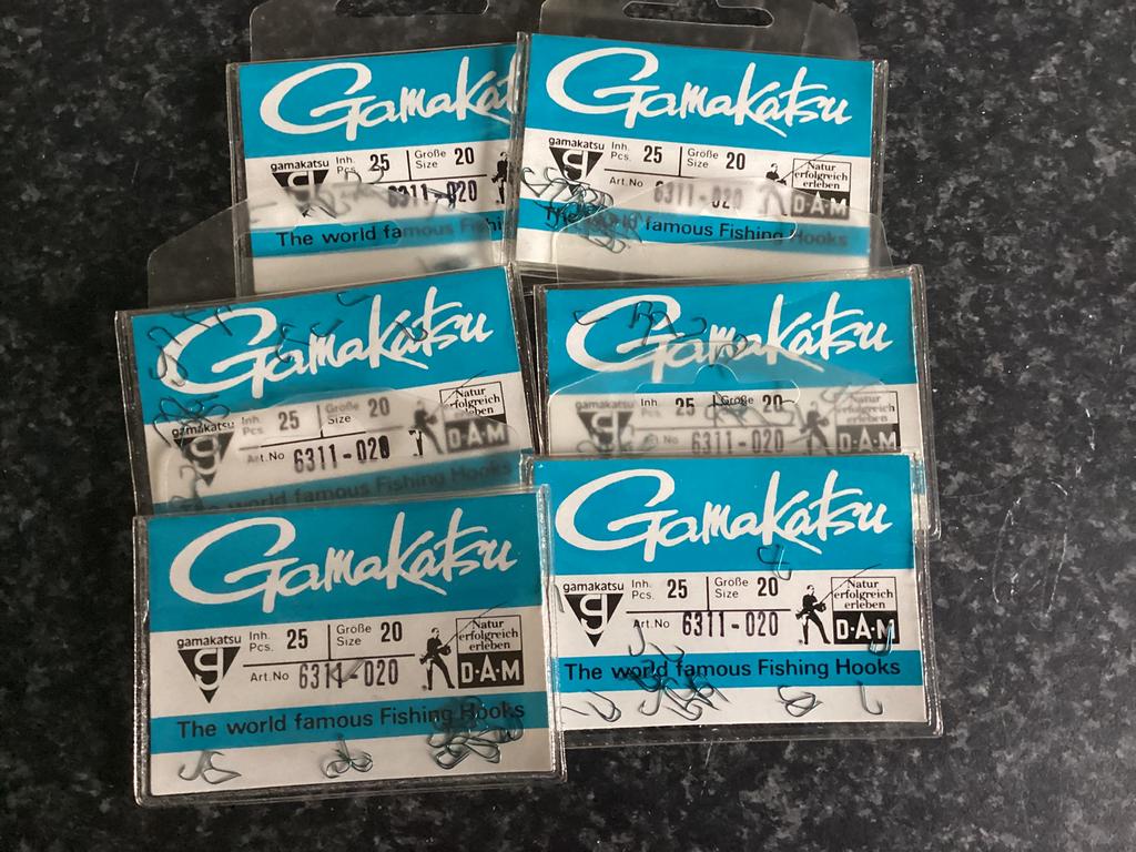 Vishaken Gamakatsu 6311 haakmaat 20, Watersport en Boten, Hengelsport | Algemeen, Ophalen of Verzenden, Nieuw, Haak