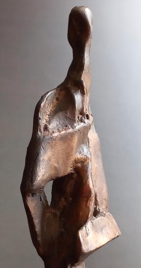 Unieke abstracte bronzen sculptuur , brons beeld  , art, Antiek en Kunst, Antiek | Koper en Brons, Ophalen of Verzenden, Brons
