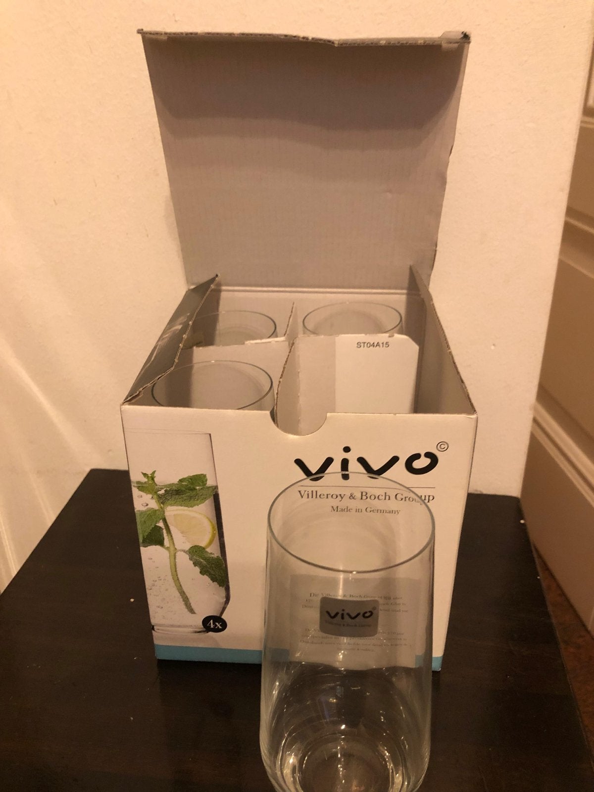 Vivo longdrinkglazen - 1 doos, Ophalen of Verzenden, Nieuw, Glas, Overige merken