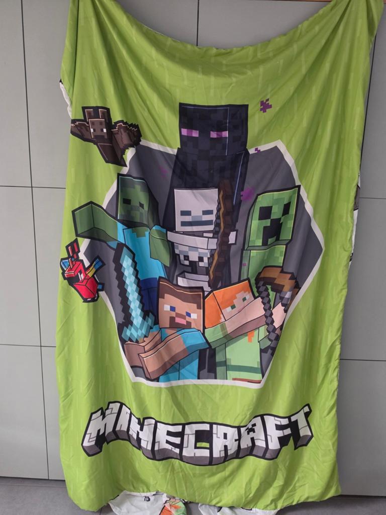 10 kinderdekbedovertrekken - lego, minecraft, lief etc., Gebruikt, Overige kleuren, Overige maten, Dekbedovertrek