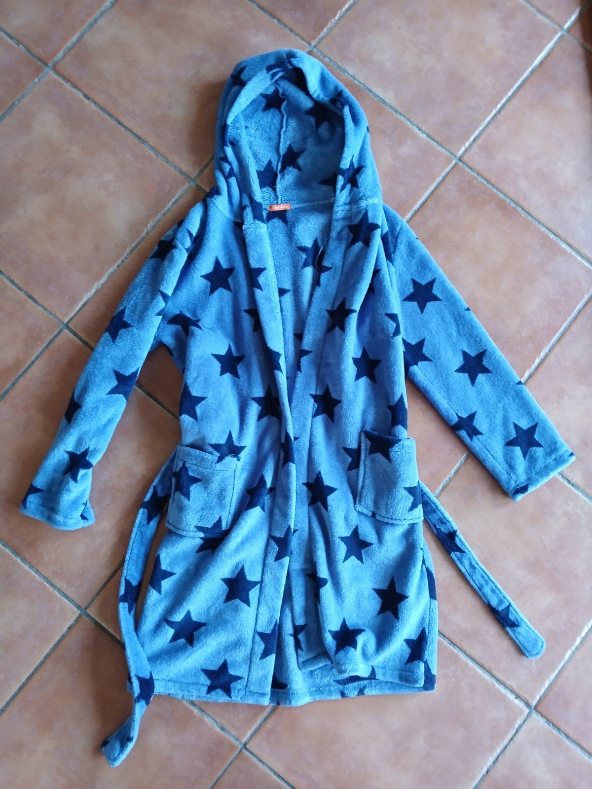 Badjas, maat 146/152, hema, zgan, Nacht- of Onderkleding, Jongen of Meisje, Ophalen of Verzenden, Zo goed als nieuw