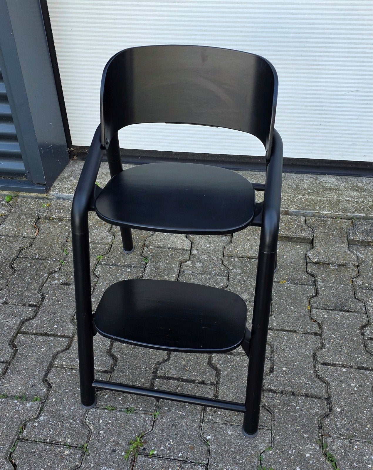Bugaboo Giraffe kinderstoel zwart, Ophalen, Gebruikt, Meegroeistoel