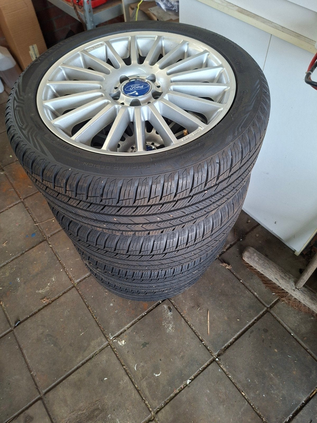 Vredestein Quatrac Pro All Season banden met velgen, Auto-onderdelen, Banden en Velgen, Ophalen, Gebruikt, Banden en Velgen, 17 inch