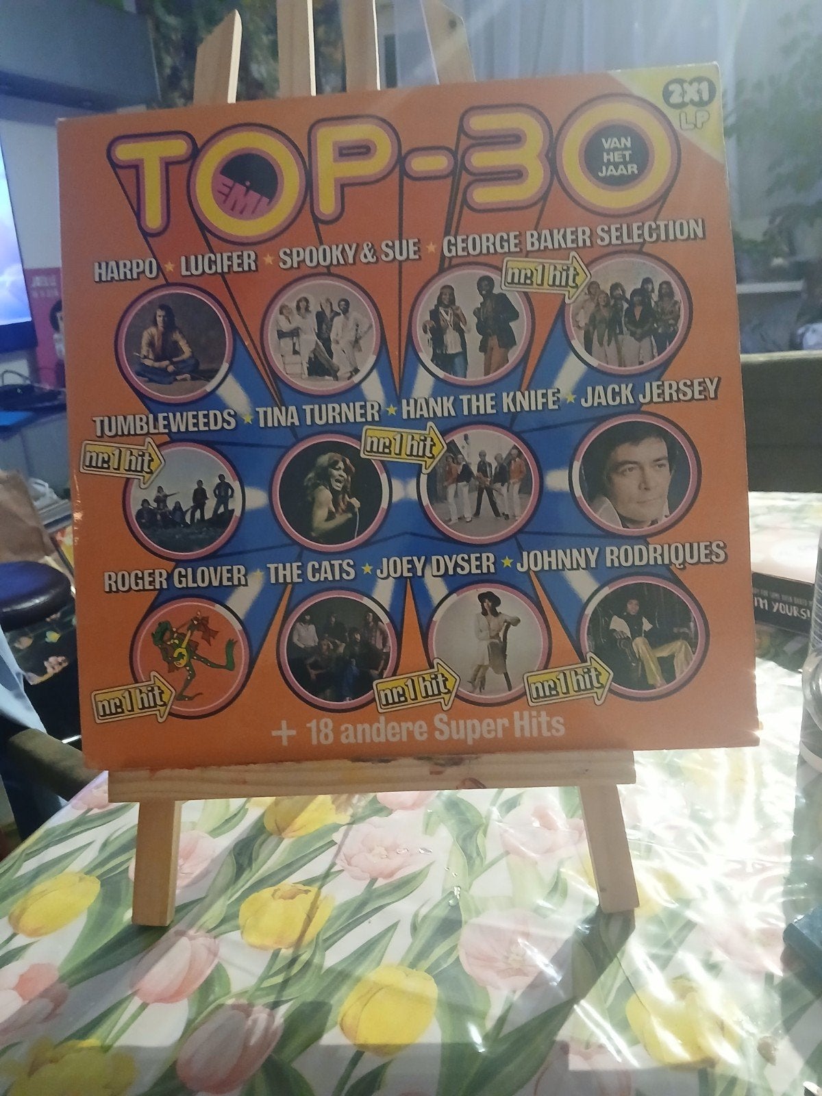 TOP-30: 2x1 LP met Super Hits van diverse artiesten, Gebruikt, Complilatie, Ophalen of Verzenden, 12 inch