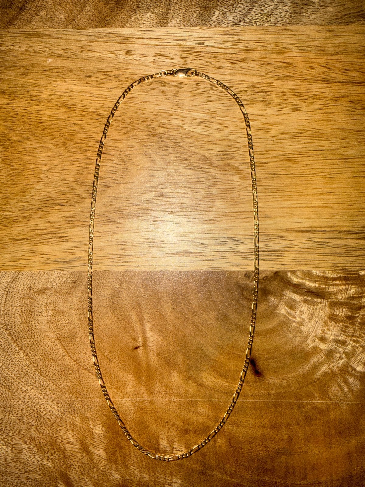 Gouden Figaro ketting 585 (14K) - Massief, Ophalen of Verzenden, Zo goed als nieuw, Goud