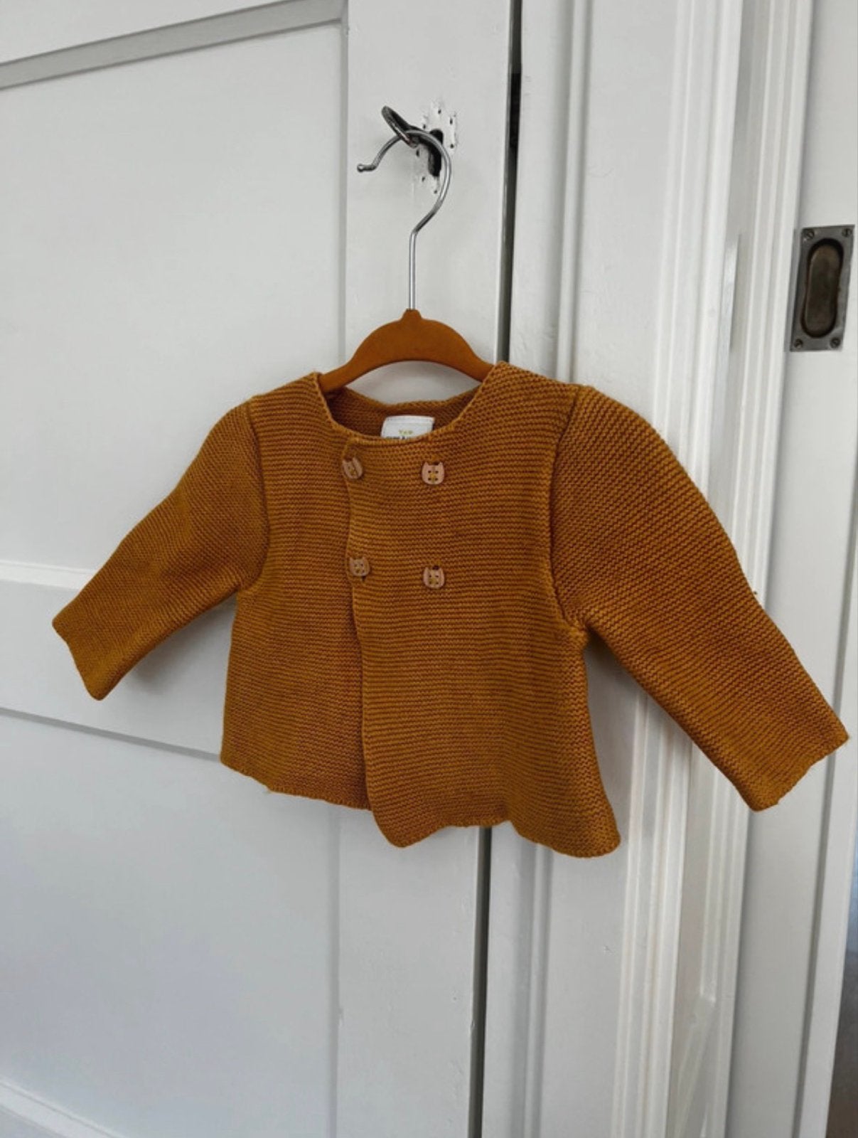 Tape à l'Oeil gebreid katoen/wol vestje 3M/59CM, Ophalen of Verzenden, Zo goed als nieuw, Jongetje of Meisje