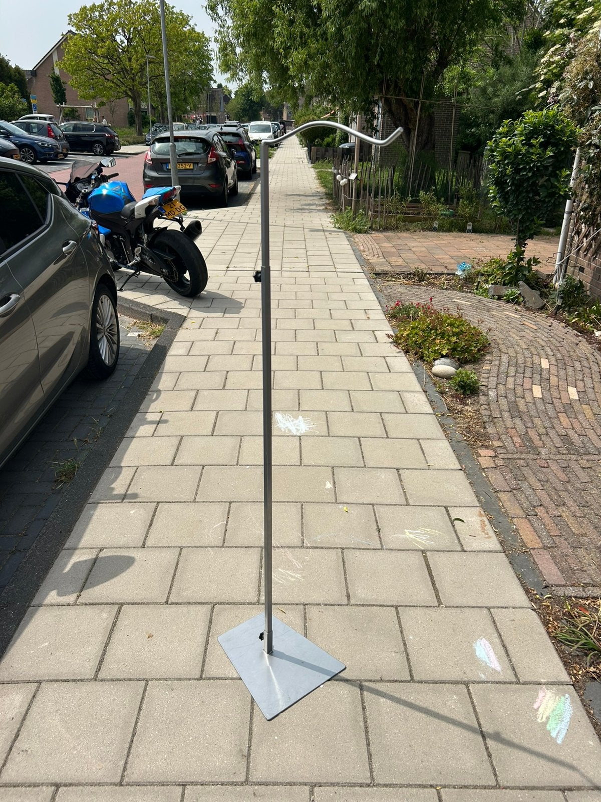 Piekstok, Zo goed als nieuw, Metaal, 150 tot 200 cm, Ophalen
